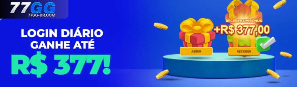 77GG - Ganhe até R$ 377